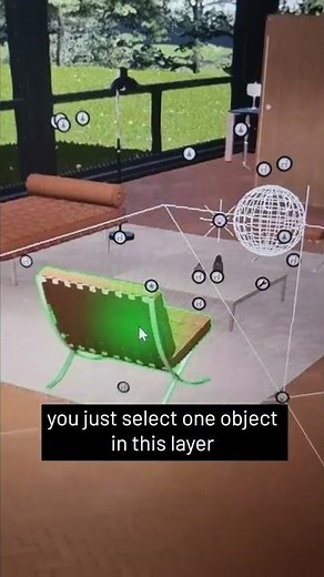How To Select All The Objects in the Same Layer in Lumion #shorts