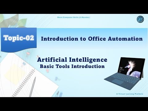 Basic Computer Skill Topic ~AI Basic Tools --- by Skill Training