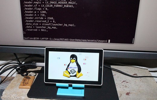 M5Stack Tab5 Review - Part 2: Getting started with ESP32-P4 firmware development using the ESP-IDF Framework and Arduino IDE - CNX Software
