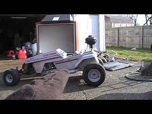 Ratmow rat rod riding lawn mower