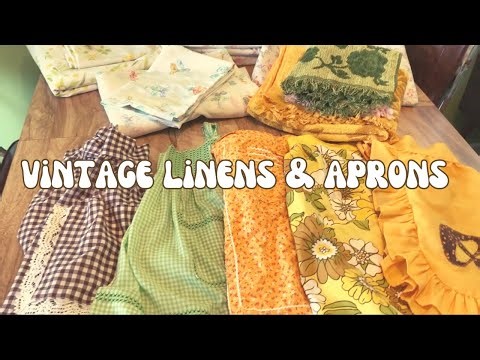 VINTAGE LINENS & APRON COLLECTION