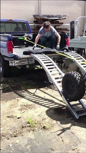 How to Load an ATV with a Hand Winch