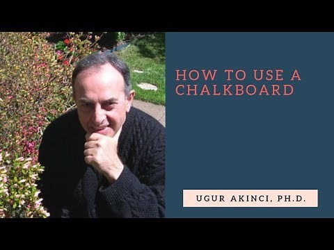 How to Use a Chalkboard