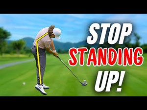 This Finally Fixes Standing Up In The Golf Swing