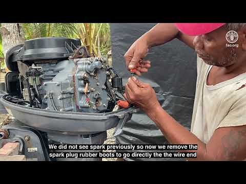 Outboard motor trouble shooting and maintenance