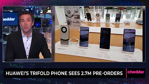 Huawei's Trifold Phone Sees 2.7M Pre-Orders