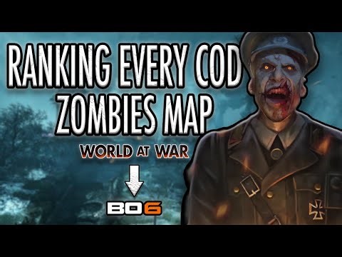 ALL 82 COD Zombies Maps RANKED (WAW-BO6)