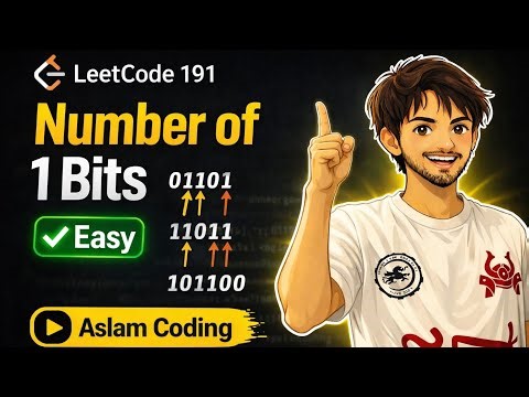 LeetCode 191 | Number of 1 Bits (Easy) 🔥 Bit Manipulation Explained