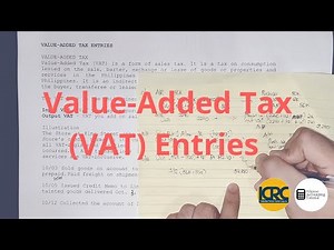 Basic Accounting - Value-Added Tax (VAT) Entries (Part 2)