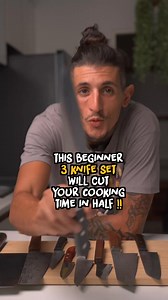 6.6K views · 140 reactions | 3 Essential Knives Every Beginner Needs!...