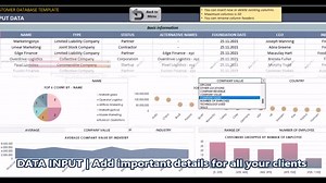 Customer Database Excel Template: Business Tool Spreadsheet - Etsy