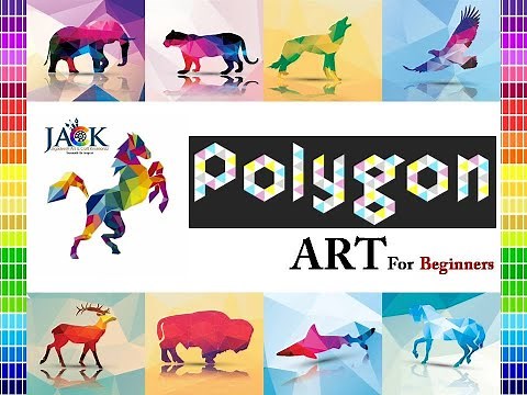 Learn how to draw polygon Art ( for beginners)