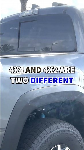 What's the difference between a 4x2 and a 4x4? truck?