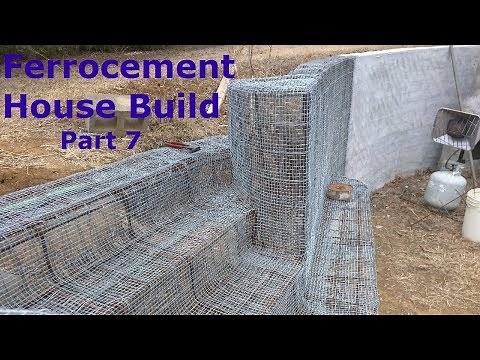 Ferrocement House Project - Part 7 - Framing The Armature