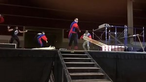 8.7K views · 112 reactions | One of the most incredible feat is running through 3 2x4s with the flex of your chest! #thepowerteam | The Power Team | Facebook