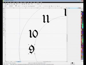 Easy Clock Faces for Imprinting Using CorelDRAW: Method #1 -