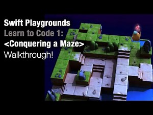Swift Playgrounds - Conquering a Maze (Learn to Code 1)