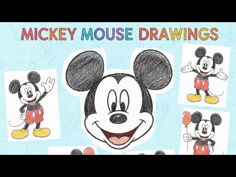 Kids Drawing Mickey Mouse | Easy Step by Step Mickey Mouse Drawing for Kids | Fun Art for Children