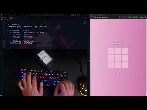 ASMR Coding - Xo Game JavaScript - No Talking