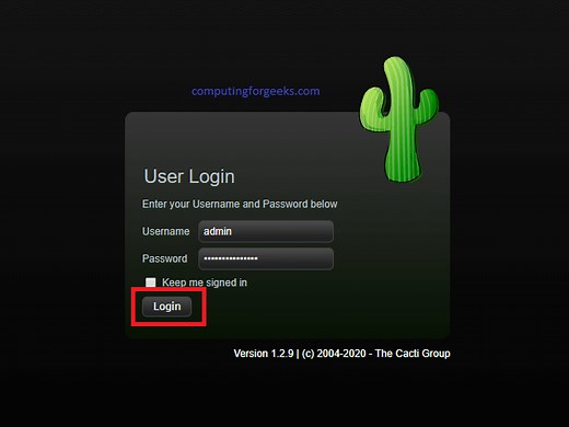 Install Cacti Monitoring Server on Debian 11 / Debian 10 | ComputingForGeeks