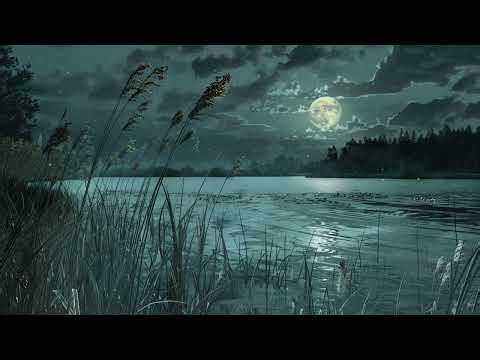 Night Nature Sounds 🌌🦗 Streams, Wind & Insects for Sleep, Focus & Relaxation