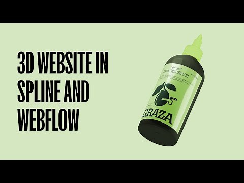 How To Create a 3D Website Using Spline & Webflow
