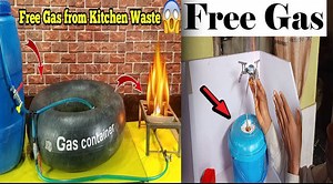 10K views · 236 reactions | How To Use Free Cooking Gas From Garbage | Fk Tech | Facebook