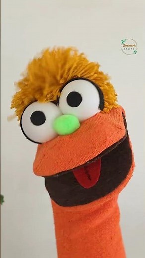 How to Make a Sock Puppet 🧦 Easy DIY Tutorial 👀 #sockpuppet