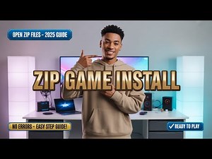 How to Open ZIP File Games on Laptop 2025 – Step-by-Step Easy Guide!
