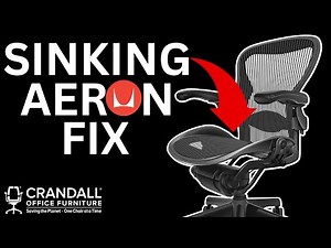 Herman Miller Aeron Classic Chair Gas Cylinder Set Screw Adjustment - Crandall Office Furniture
