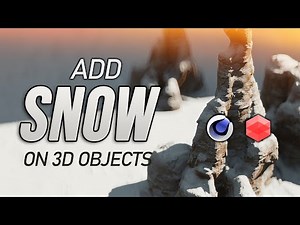 How to add a Snow layer in Redshift + C4D