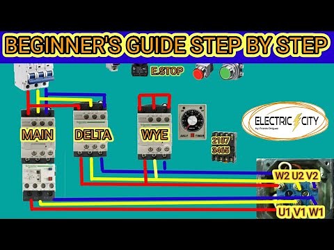 WYE-DELTA MOTOR STARTER|BEGINNER'S GUIDE STEP BY STEP