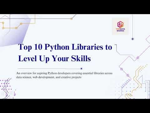 Top 10 Python Libraries You Must Learn in 2025 🚀 | Data Science, AI & Web Dev