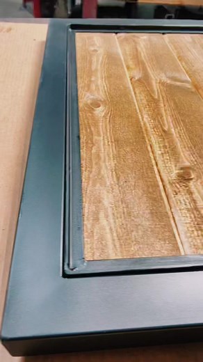 Steel gate frame fabrication #gate #metalframe #metalgate #ironandwood #moderngate #fabrication #fyp #foryoupage #fypシ