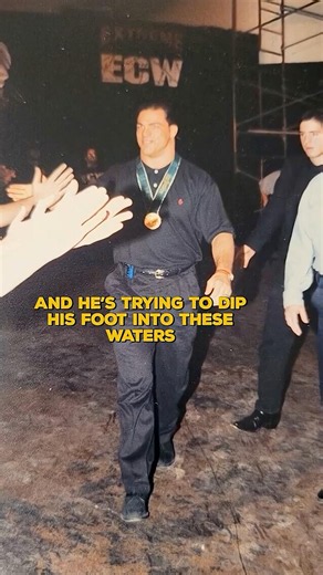 Sandman On Raven Crucifying Him In Front Of Kurt Angle