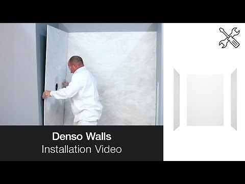 Denso Shower Walls – Alcove and Corner Installation