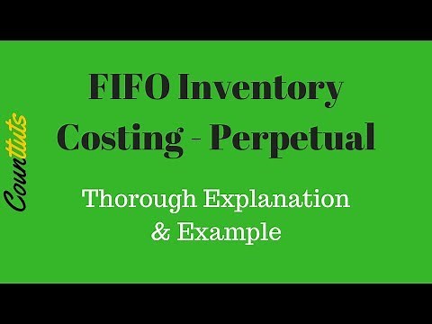 FIFO (First-In-First-Out) Method - PERPETUAL Example