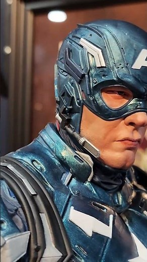 Captain America 3D Printed and Painted Statue #3dprinting #marvel #avengers