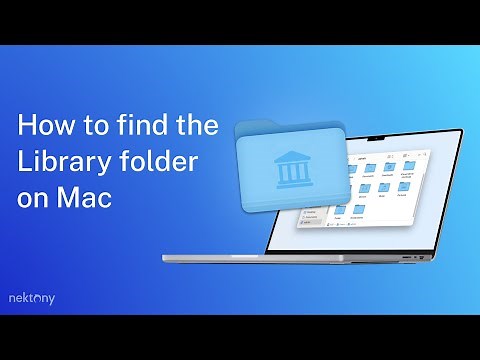 How to find the Library folder on Mac