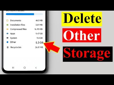 How to Delete Other Storage on Android / How to free up space on android phone