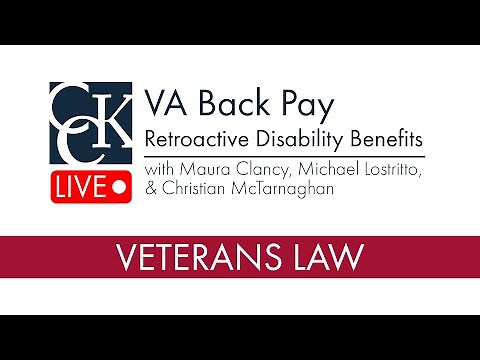 VA Back Pay (Retroactive Benefits)