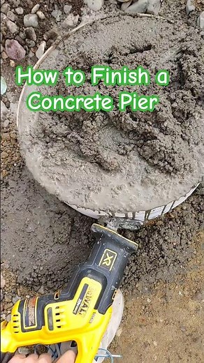 How to Finish a Concrete Pier