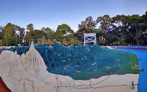 Mapa en Relieve de Guatemala (Relief Map of Guatemala) in Guatemala City, Guatemala