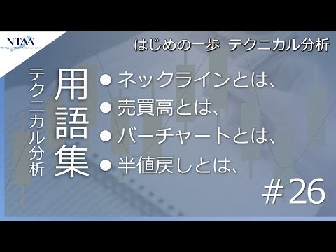 【はじめの一歩 テクニカル分析 #26】用語集-16