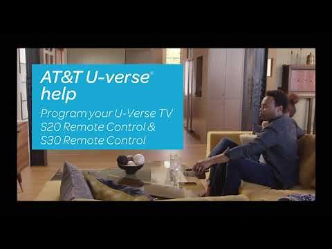 Program Your U-verse TV S20 and S30 Remote Control | AT&T Entertainment