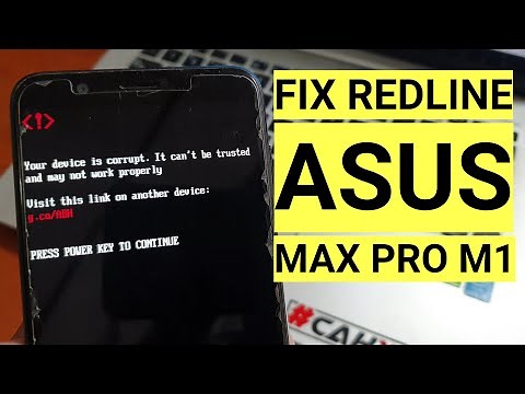 Fix Asus Zenfone Max Pro M1 Your device is corrupt it can't be trusted and may not work properly