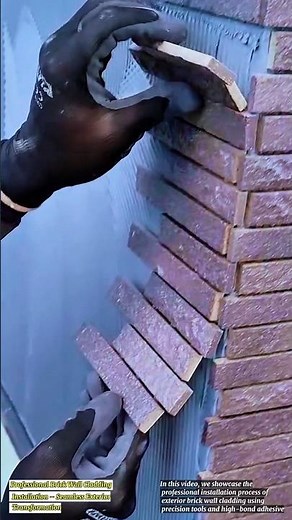 Professional Brick Wall Cladding Installation – Seamless Exterior Transformation