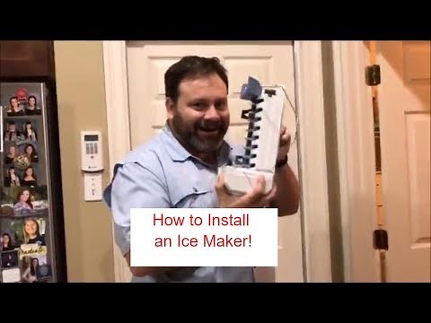 How to remove and replace an Ice Maker in a Whirlpool French Door Refrigerator