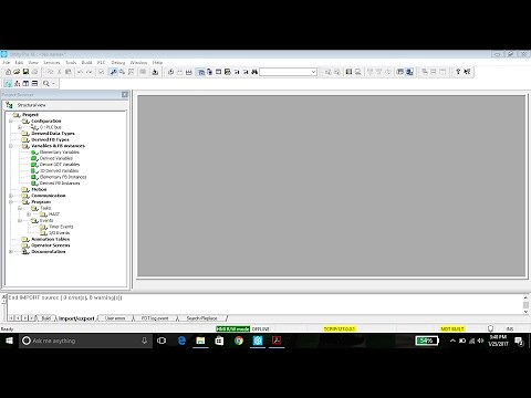 Learn PLC programming with Unity Pro XL(Tutorial)-GUI