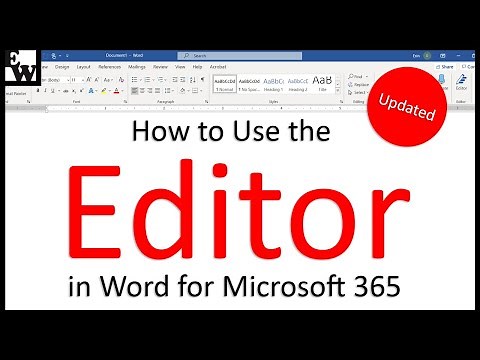 How to Use the Editor in Word for Microsoft 365 (Updated)